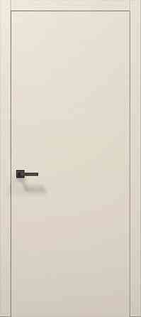 Двери экошпон, Полотно, серия PLATO (PLATO 01с) Кремовый мат. Киев