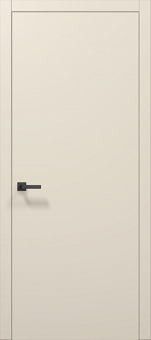 Двери экошпон, Полотно, серия PLATO (PLATO 01с) Кремовый мат. Киев - изображение 1