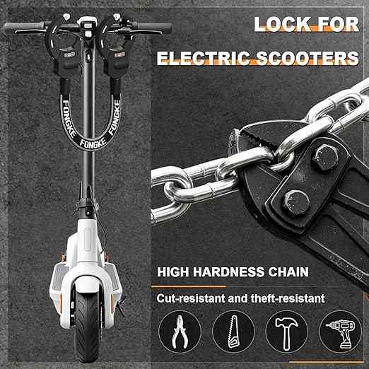 Протиугінний замок-наручники з посиленим ланцюгом FONGKE (Handcuff Chain Lock) Луцк