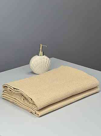 Вафельний рушник Ideal Textile 100х150 см 220 г/м2 (56861026) Бежевий Чернівці