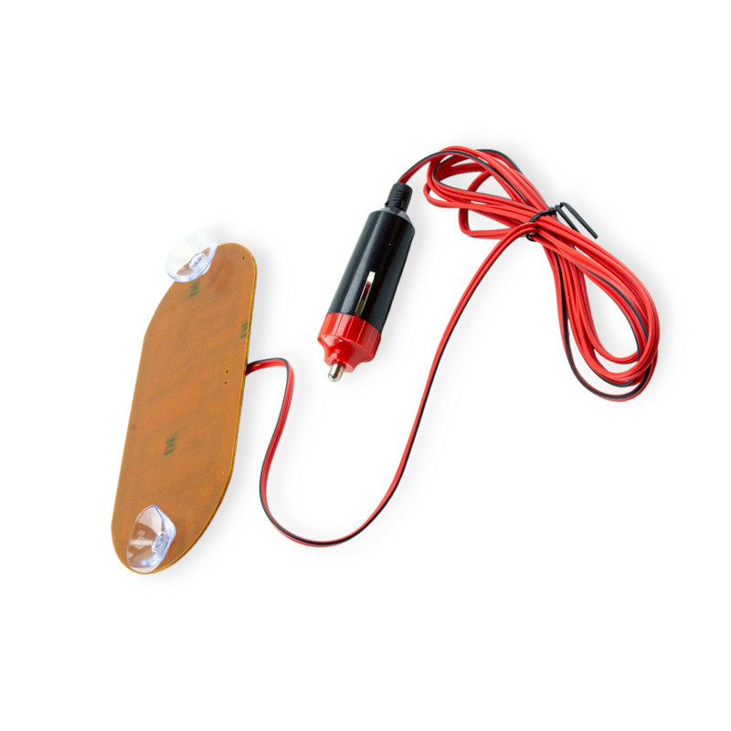 Табличка диодная зеленая штекер в прикуриватель ТАКСИ Мукачево - изображение 1