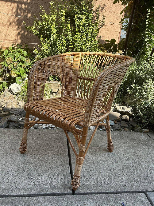 Крісло з лози зручне Київ - фото 1