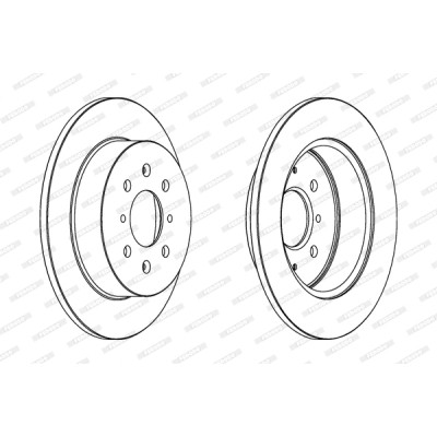 Тормозной диск FERODO DDF1466 Винница - изображение 1
