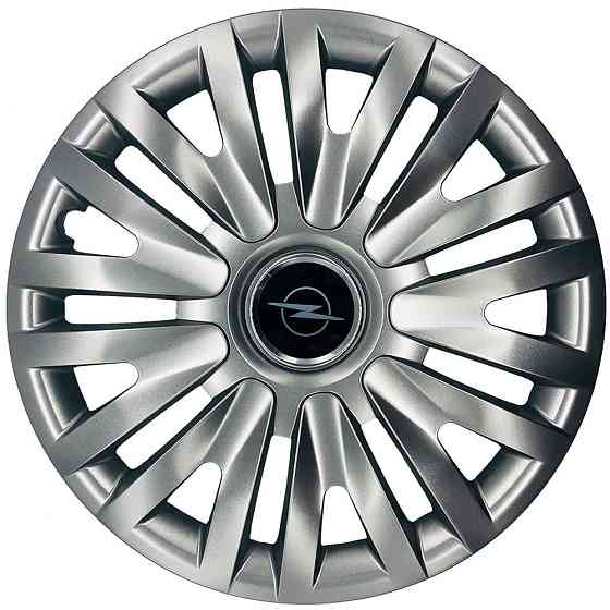 Автомобільні модельні ковпаки R16 Opel NEW 412 4шт, SJS, сріблясті Київ