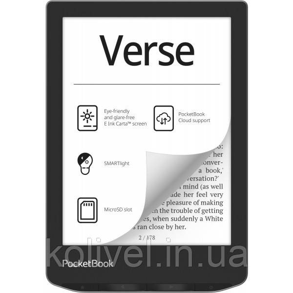 Електронна книжка PocketBook Verse (PB629) Mist Grey (PB629-M-CIS) Київ - фото 1