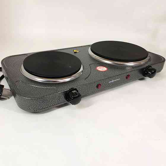 Плита на стіл електрична, Плита електрична двоконфорочна, Плити для приготування, Міні електроплита TE-45 Львів