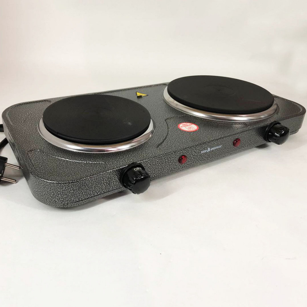 Плита электрическая настольная дисковая на две конфорки Sea Breeze SB-065 2500 Вт TE-45 Львов - изображение 2