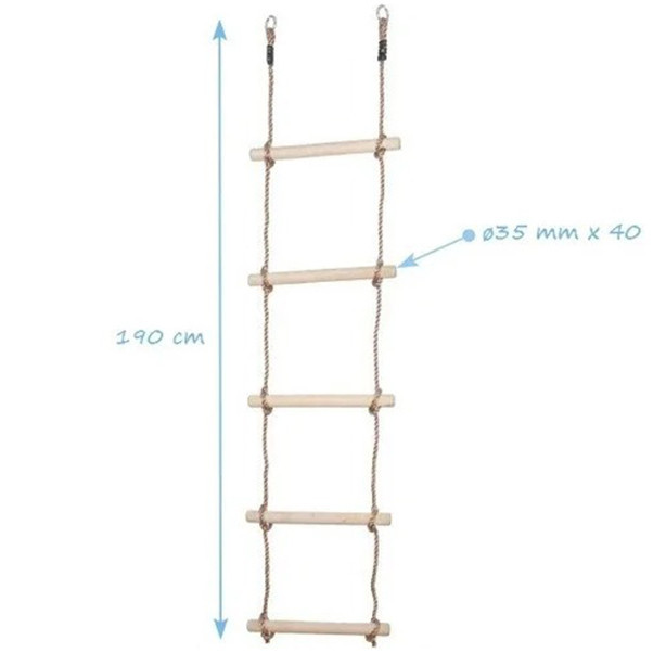 Детская веревочная лестница KBT канатная на 2 крепления для детей Киев - изображение 2