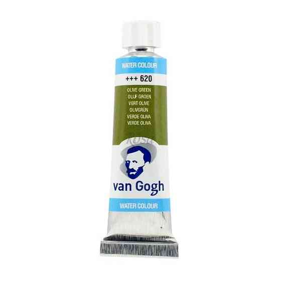 Краска акварельная Van Gogh (620) Оливковый зеленый туба 10 мл Royal Talens Киев