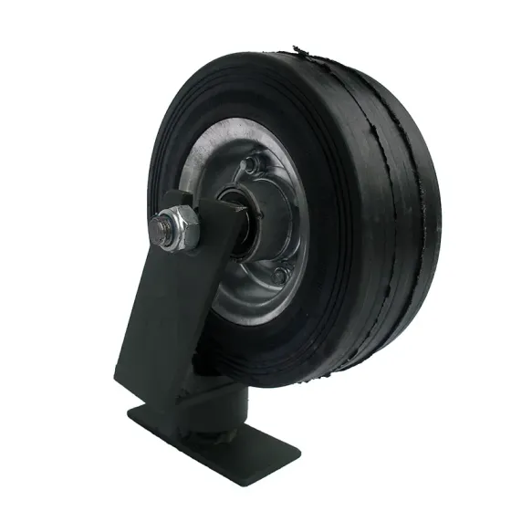 Колесо поворотне посилене ПК-200КНШ – промислове колесо 200 мм з кріпильною панеллю та сталевою ступицею Харків