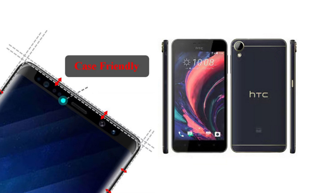 Захисне скло HyperGlass Pro для HTC Desire 10 Pro – максимальна чутливість та захист Київ - фото 4