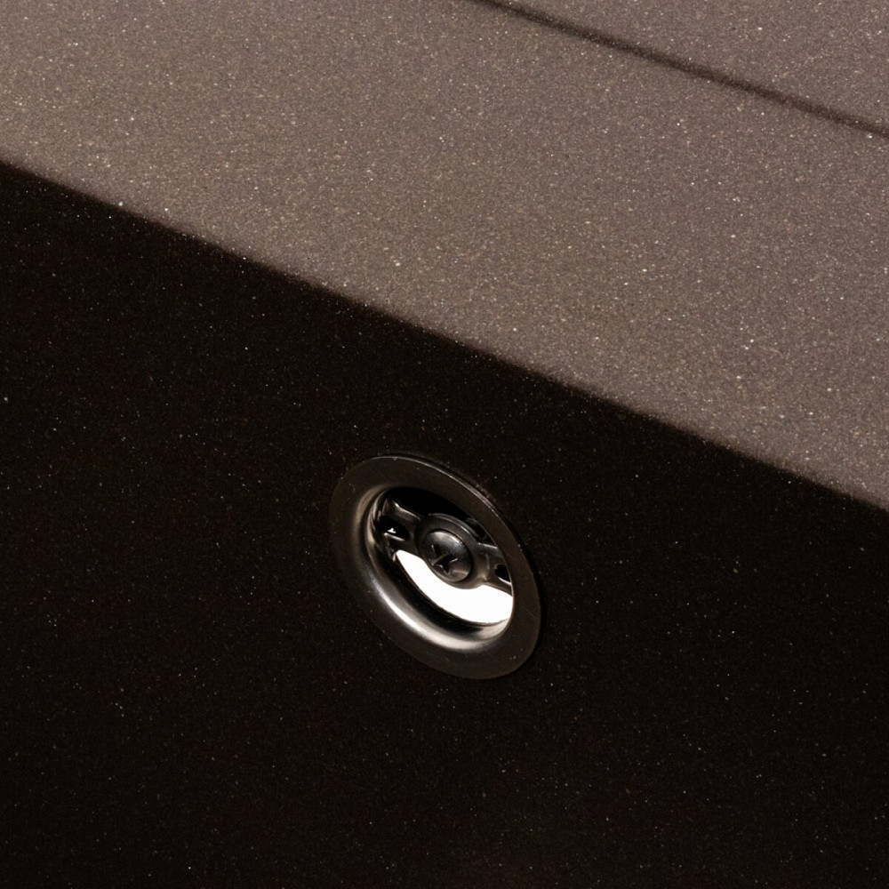 PLATINUM Кухонна мийка гранітна матова 7050 CASCADA Platinum Темна скеля Київ - фото 6