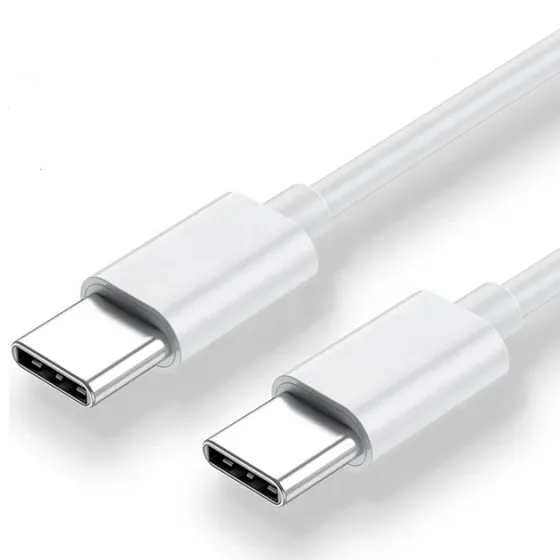 Кабель зарядний Type-C до Type-C White Edition для швидкого заряджання та синхронізації портативних  Київ