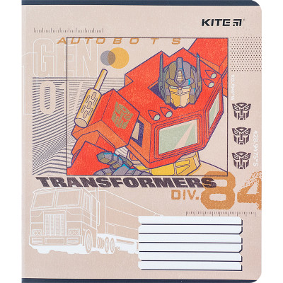 Зошит Kite Transformers 18 аркушів, клітинка (TF24-236) Вінниця - фото 7