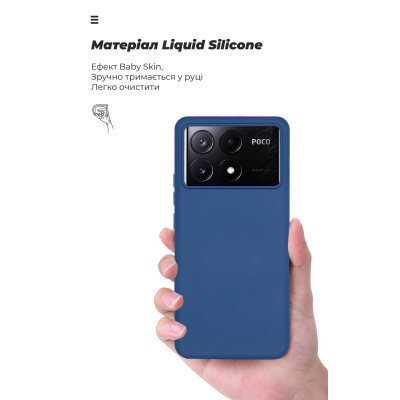 Чехол для мобильного телефона Armorstandart ICON Case Xiaomi Poco X6 Pro 5G Dark Blue (ARM73366) Винница - изображение 7