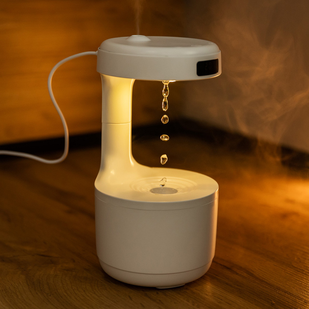 LZ Зволожувач повітря для дому 12×22 см повітрязволожувач для дому портативний 600 мл з таймеро Коломия - фото 9