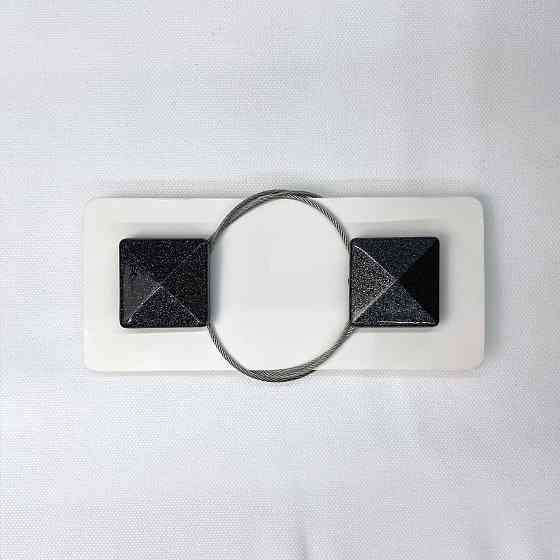 Магниты для штор и гардин Квадрат набор 2 шт Чёрный (81-133) Киев