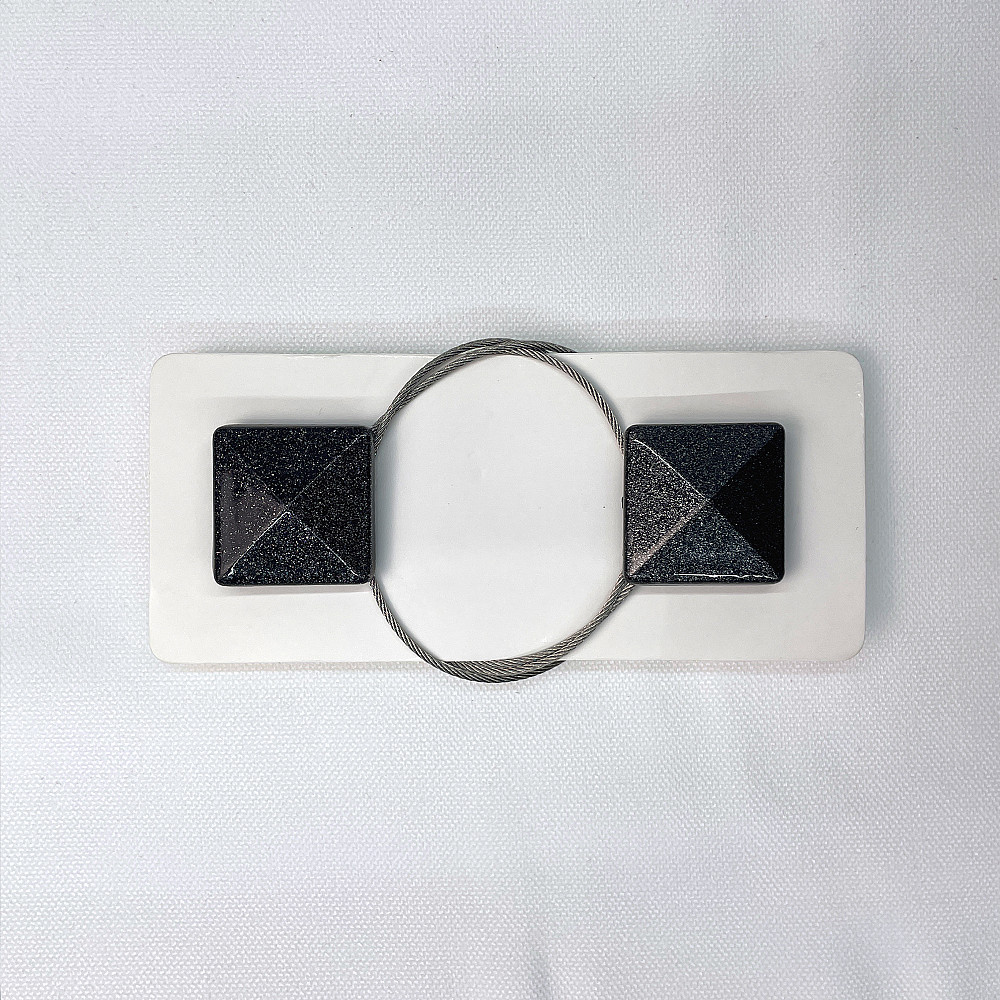 Магниты для штор и гардин Квадрат набор 2 шт Чёрный (81-133) Киев - изображение 5