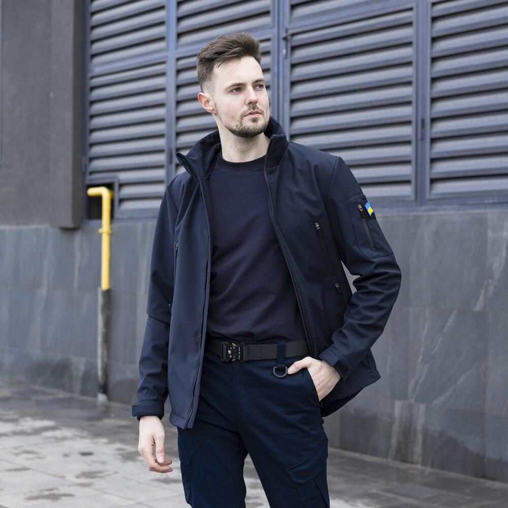 Куртка чоловіча демісезонна з капюшоном Наві Pobedov Motive Київ - фото 7