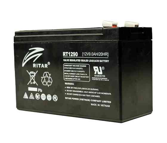 Акумуляторна батарея Ritar RT1290 12В/9А·год Київ