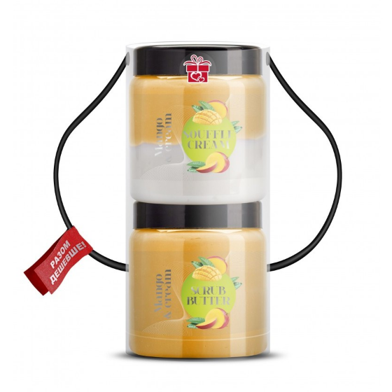Набір косметичний для догляду за тілом тубус Mango&Cream Liora Житомир