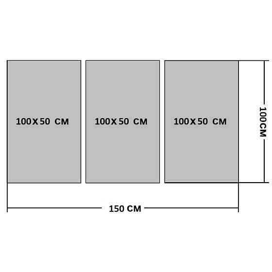 Модульная картина в гостиную / спальню  Водоспад   ART-231_3A 100х150 см Киев