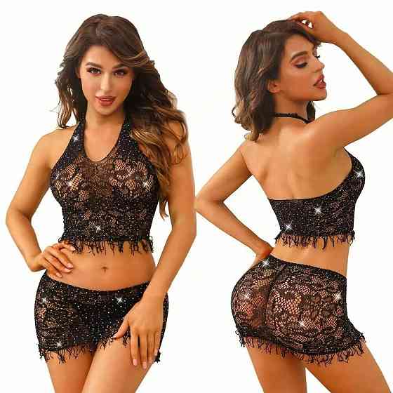 Бодістокінг JSY «Чудова Жаклін» One Size, топ, спідниця Sex Aura Київ