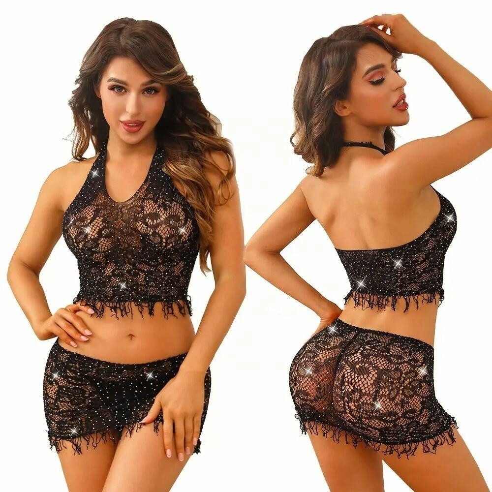 Бодістокінг JSY «Чудова Жаклін» One Size, топ, спідниця Sex Aura Київ - фото 1
