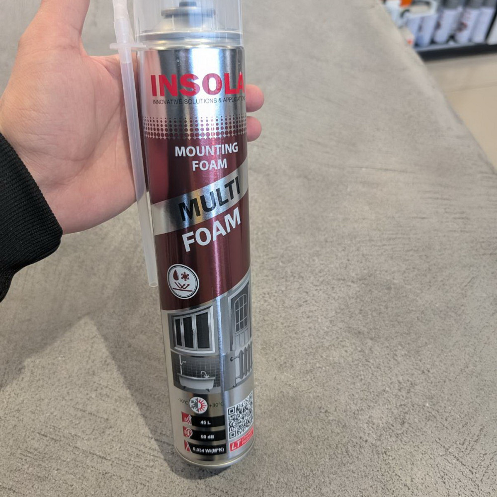Монтажна піна INSOLA Multi Foam ручна 750 мл Киев - изображение 2