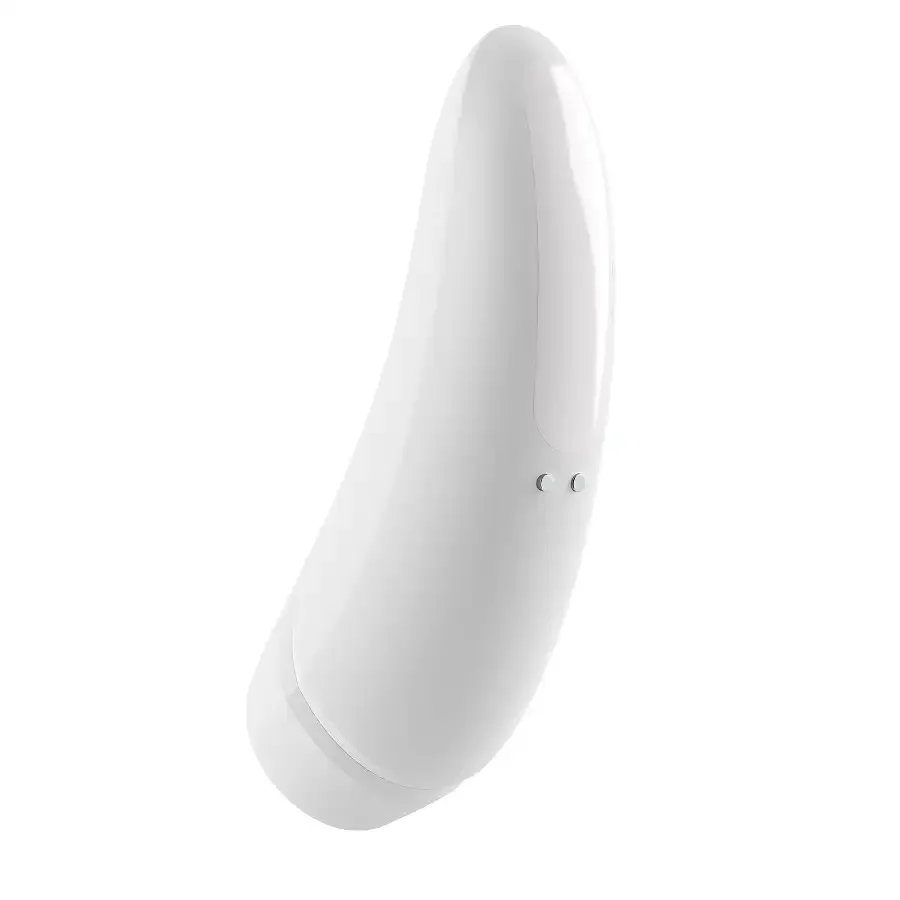 Вакуумний кліторальний стимулятор Satisfyer Curvy 1+ White з керуванням через інтернет Львів - фото 2