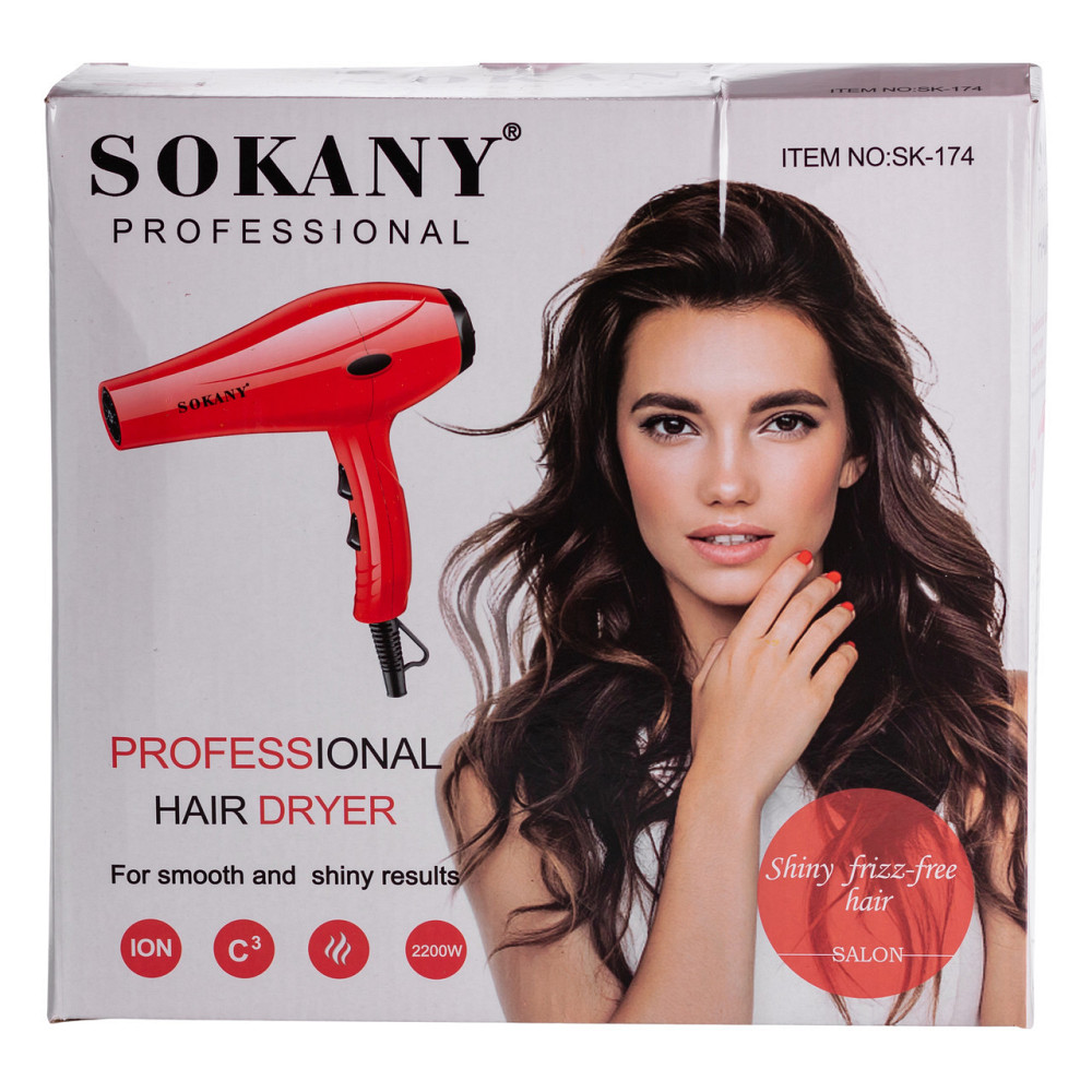 Фен для волос Sokany с концентратором 2200 Вт Киев - изображение 6