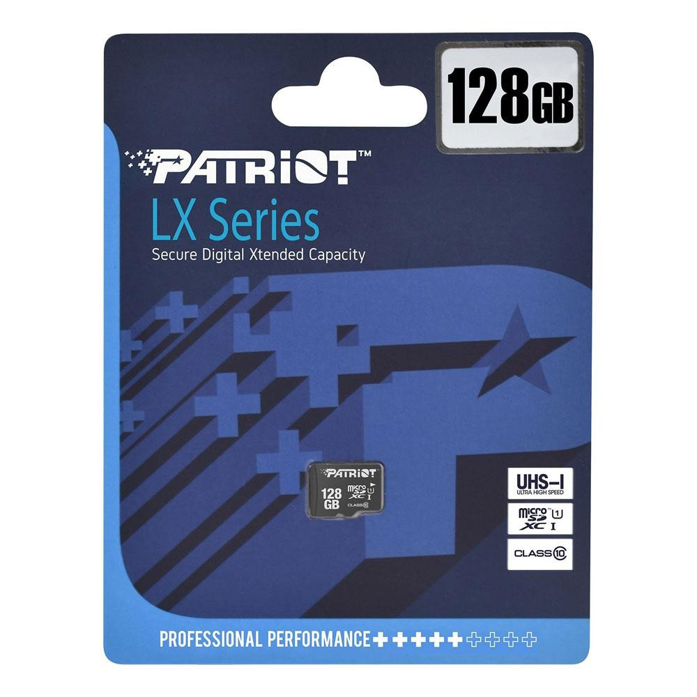 Карта памяти microSDXC (UHS-1) Patriot LX Series 128Gb class 10 Киев - изображение 2