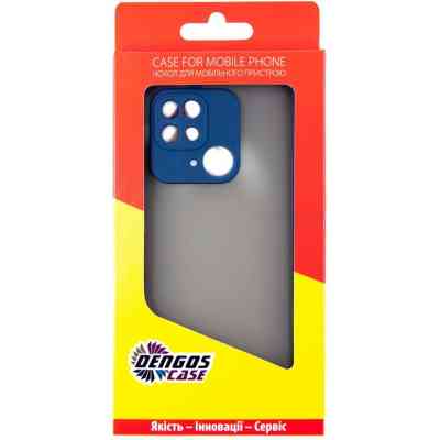 Чехол для мобильного телефона Dengos Matte Xiaomi Redmi 10C (blue) (DG-TPU-MATT-110) Винница