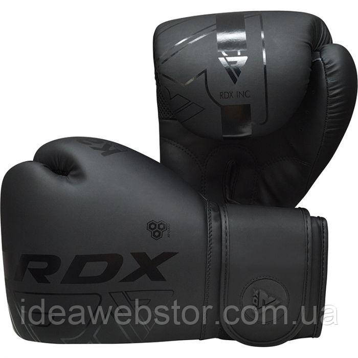 Перчатки для бокса RDX F6 Matte Black тренировочные спортивные для единоборств 16 ун. Киев - изображение 15
