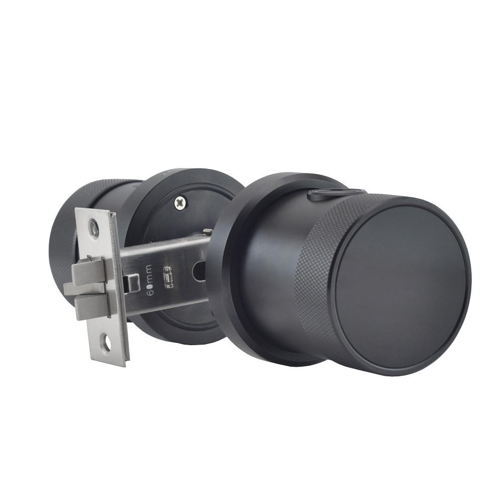 Замок біометричний автономний Trinix TRL-5106BTF Black з Bluetooth, зчитувачем відбитків пальців і карт Mifare (65-00021) Киев - изображение 1