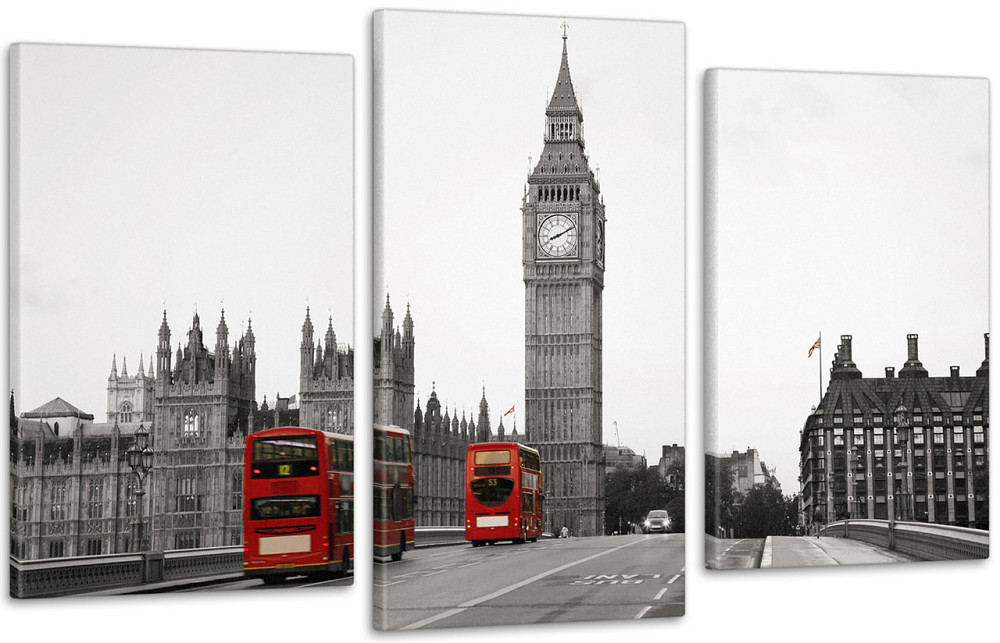 Модульна картина Лондон (53х100см) Art-131_3 Київ - фото 1