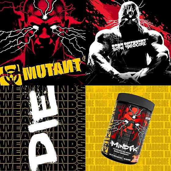 Предтренировочный комплекс Mutant Mind FK 460 г, Tropical Punch Луцк