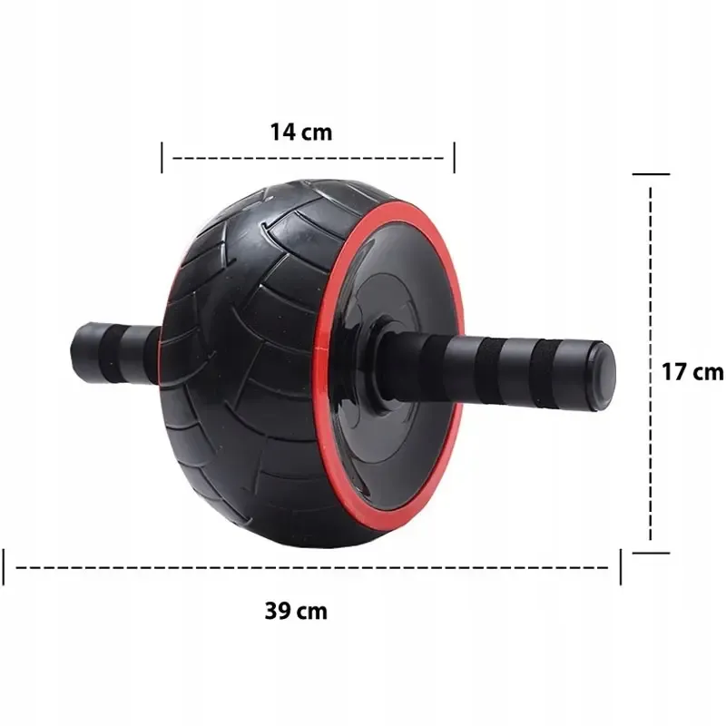 Колесо для преса JIANFULUN 151215 Red-Black / Ролик для пресса Коломия - фото 6