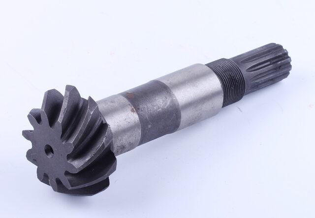 Вал шестерні конічний переднього моста L-195 мм Z-10/12 Фотон 354/404 Мукачево - фото 1