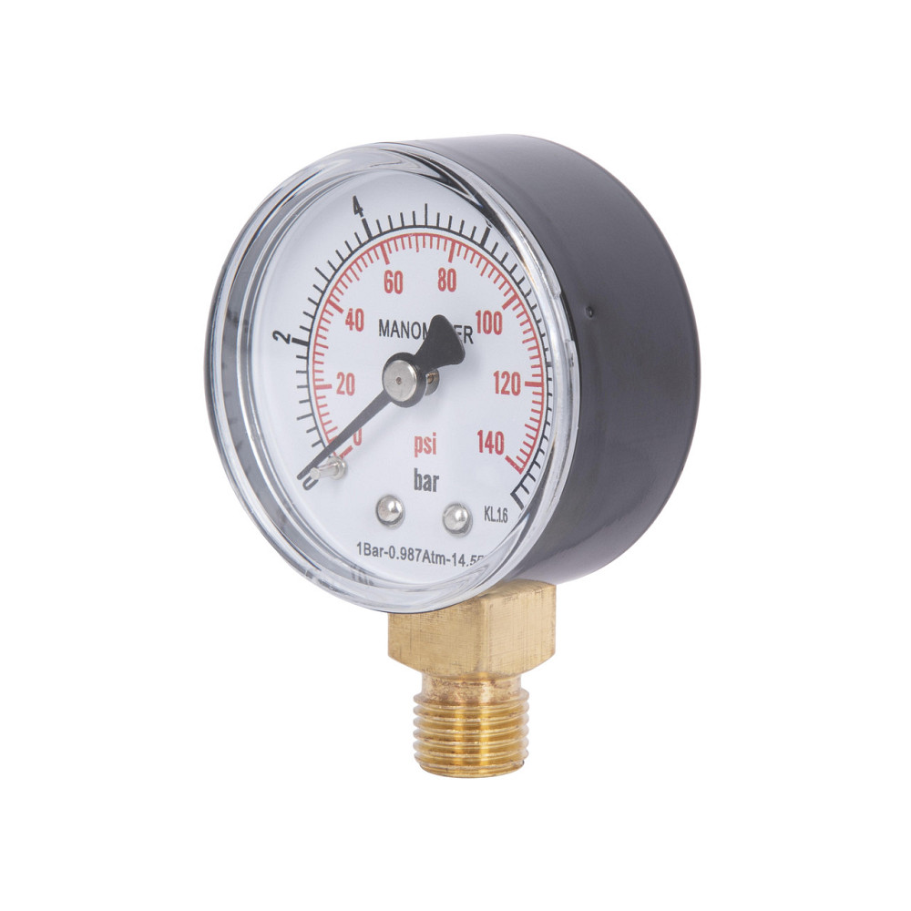 Манометр Thermo Alliance Standart 10 барів 1/4", нижнє під'єднання SD17010B Київ - фото 14
