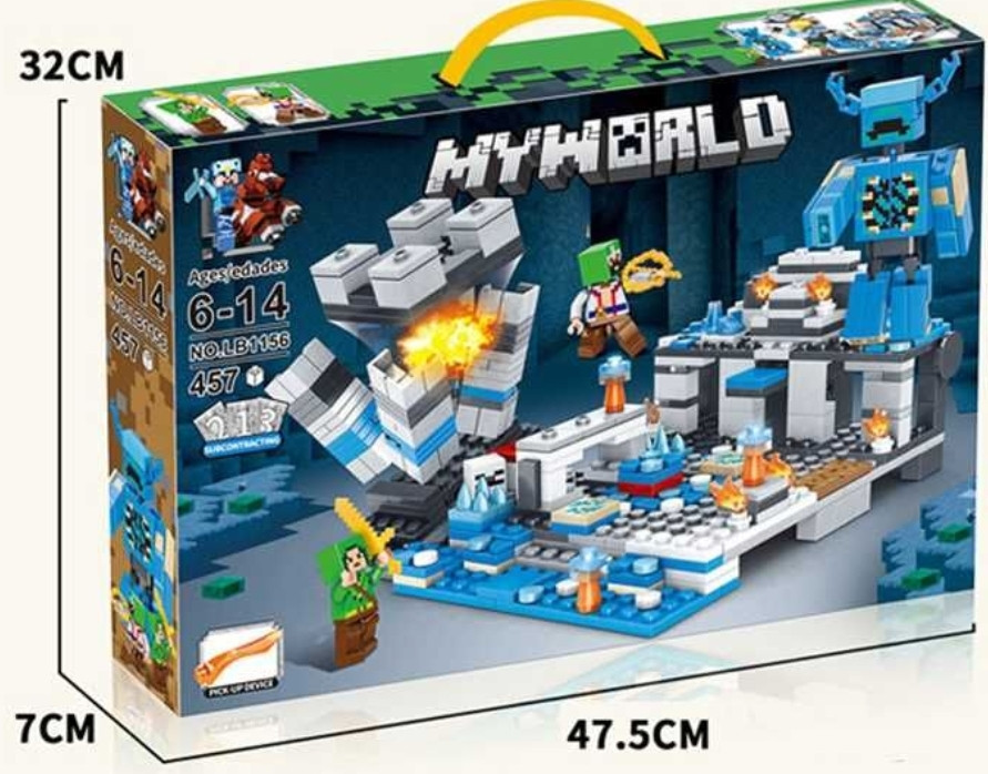 Lego MINECRAFT, Лего Майнкрафт Битва в глибинній темряві (Варден) 457 дітей. Київ - фото 4