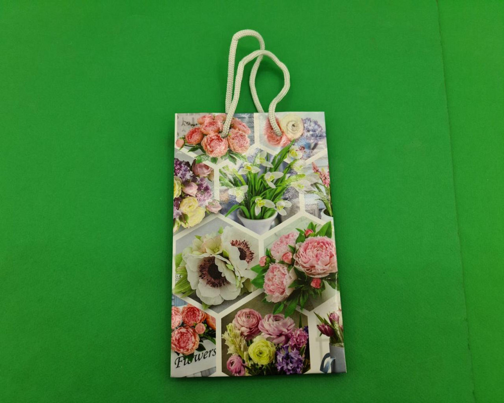 Пакет бумажный подарочный малый 11/18/5(арт М038) (12 шт) Харьков - изображение 2