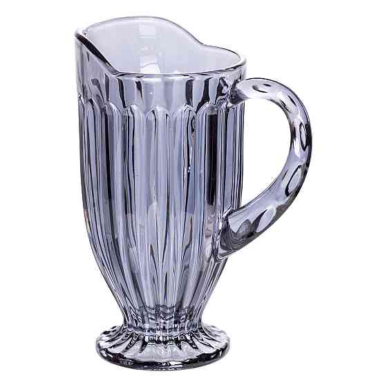 Набір глечик 1 л зі склянками 6 (шт) по 300 мл для напоїв, лимонадів, соку, води, мохіто Сірий HP-19-2080G Київ