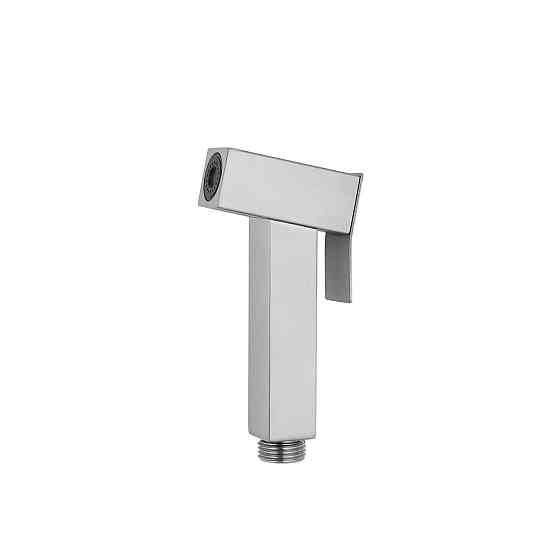 Смеситель с гигиеническим душем Kroner KRP Edelstahl Kubus - ESG052 сатин Киев