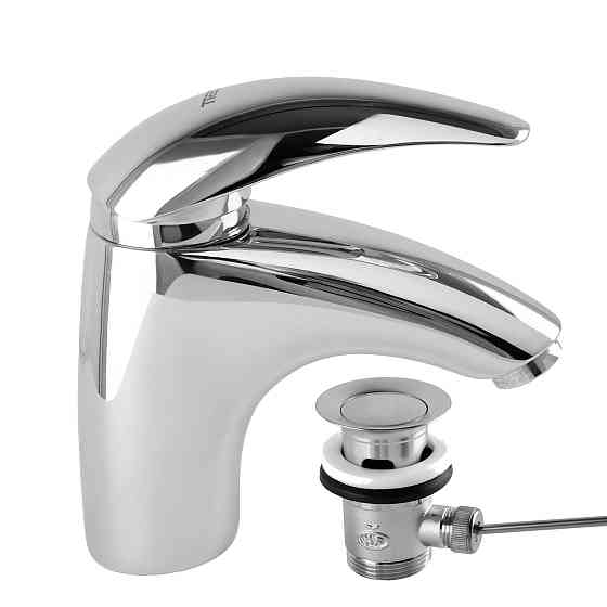 Змішувач для умивальника TRES STYL 148103 зі шлангами та донним клапаном Киев