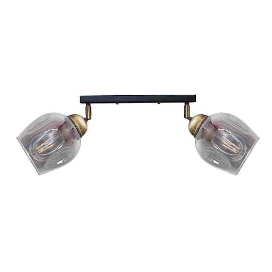 Светильник потолочный MSK Electric Enigma поворотный под две лампы PL 20241-2 BK Одесса