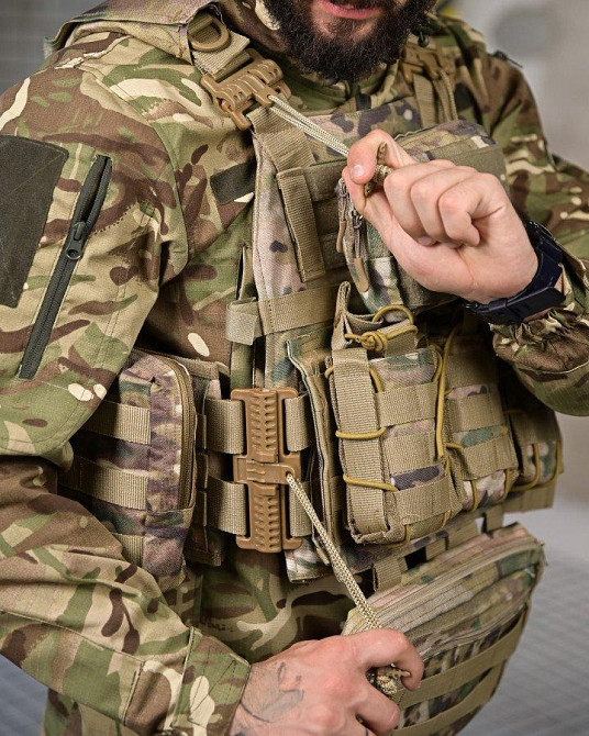 Плитоноска 4 точки скидання Single sword mtk з рюкзаком РП7354 Одеса - фото 6