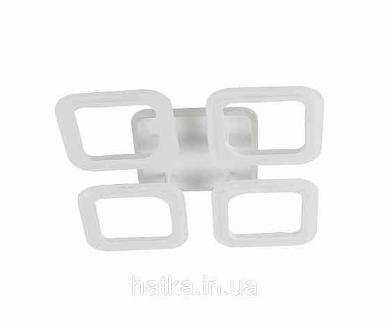 Люстра стельова світлодіодна VALESO Акрил/Метал Білий RGB 64W 2055/4 Київ