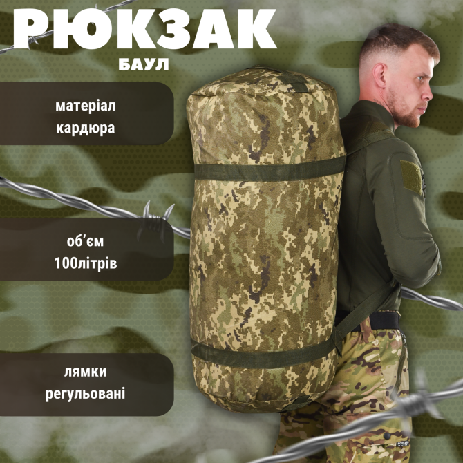 Сумка баул ЗСУ для мов транспортна індивідуальна Київ - фото 12