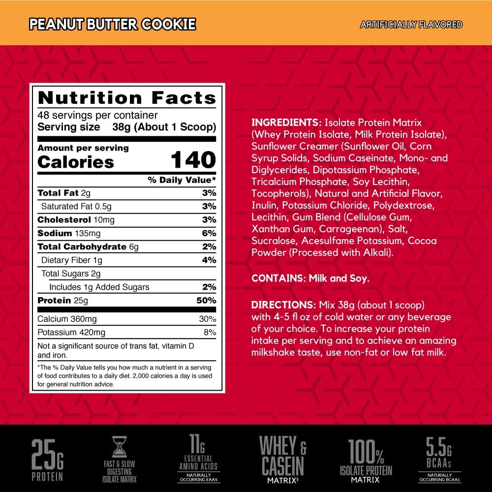 Протеїн BSN Syntha-6 Isolate 1.8 kg (PEANUT BUTTER COOKIE) Луцьк - фото 2
